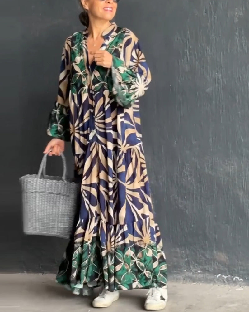 LB | Sukienka maxi Tropical Bloom