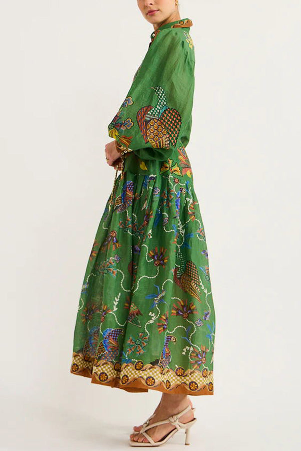 LB | Sukienka midi Majestic Garden