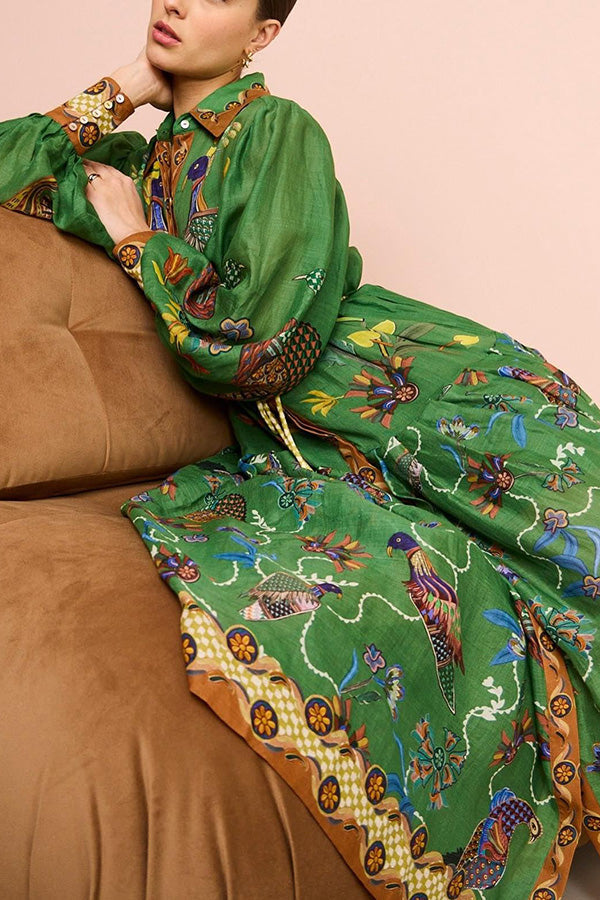 LB | Sukienka midi Majestic Garden