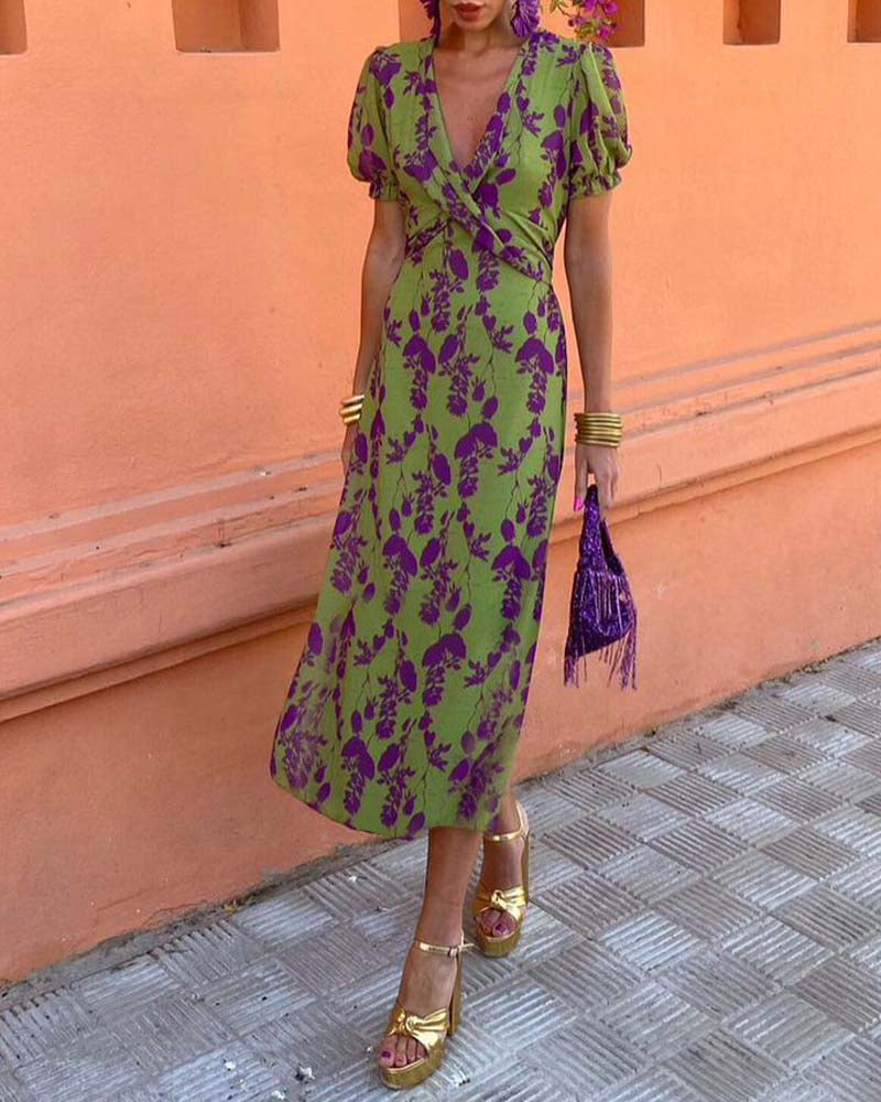 LB | Botanical Grace Midi Dress