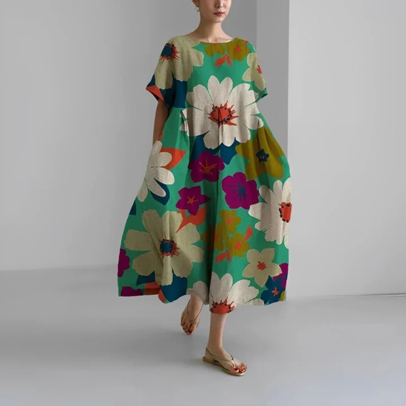 LB | Boho sukienka midi dla kobiet | Midi