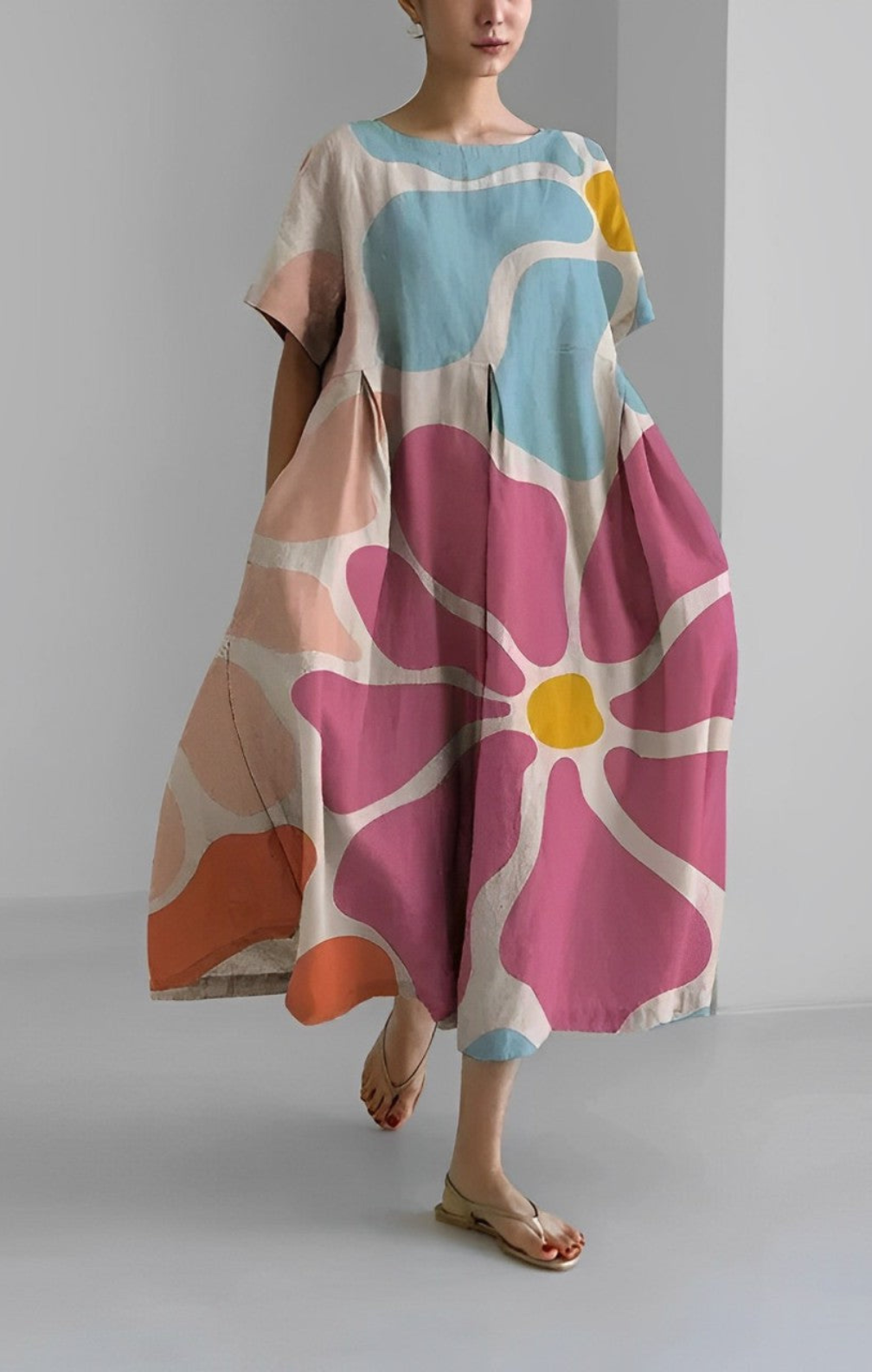 LB | Sukienka maxi Malina