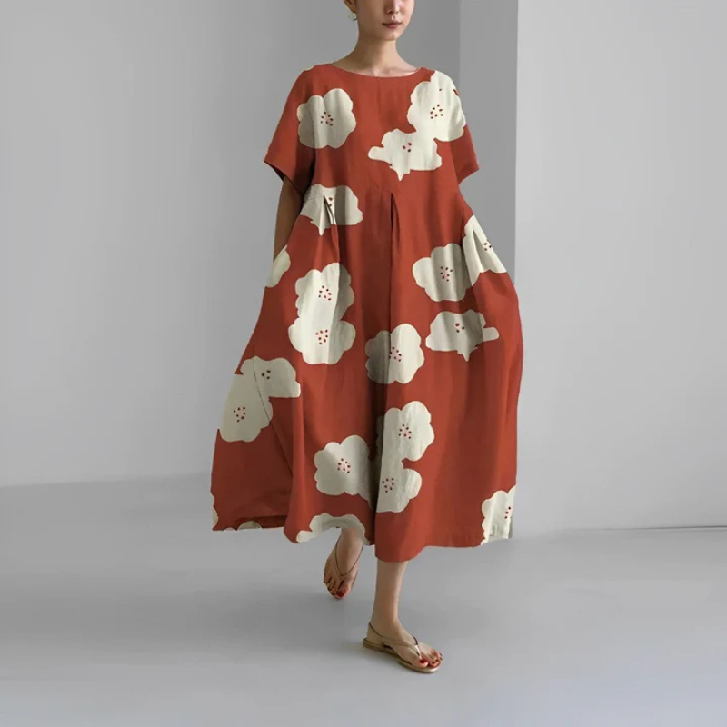 LB | Boho sukienka midi dla kobiet | Midi