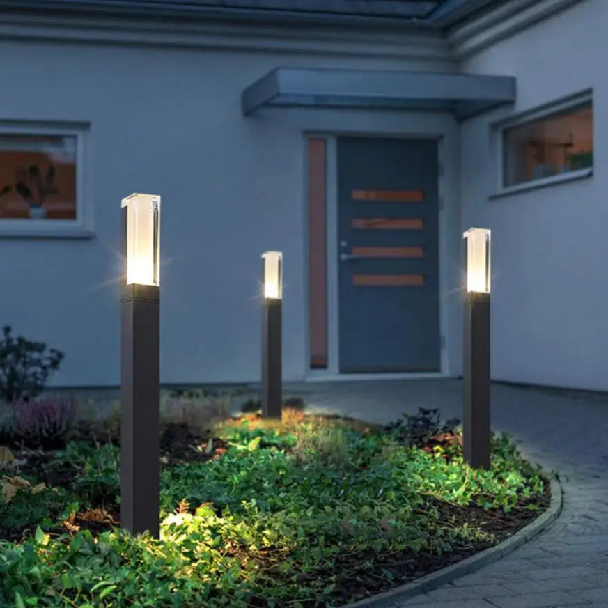 ElementalAlu - Nowoczesna lampa ogrodowa wykonana z aluminium