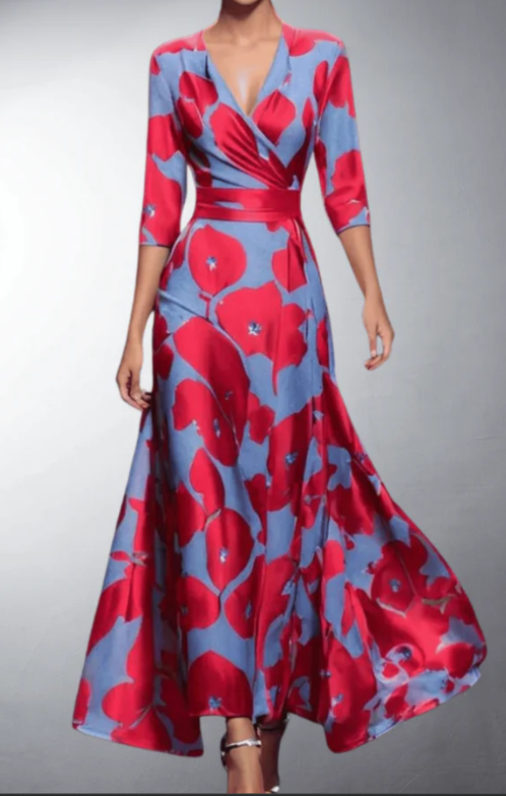 LB | Kwiatowa sukienka maxi Flora