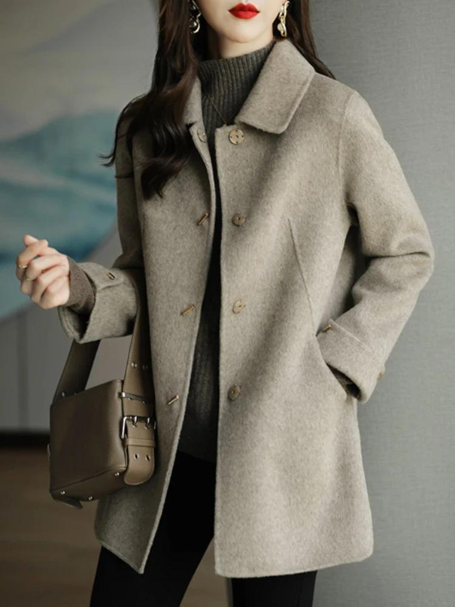 LB | Elegancki płaszcz w stylu vintage