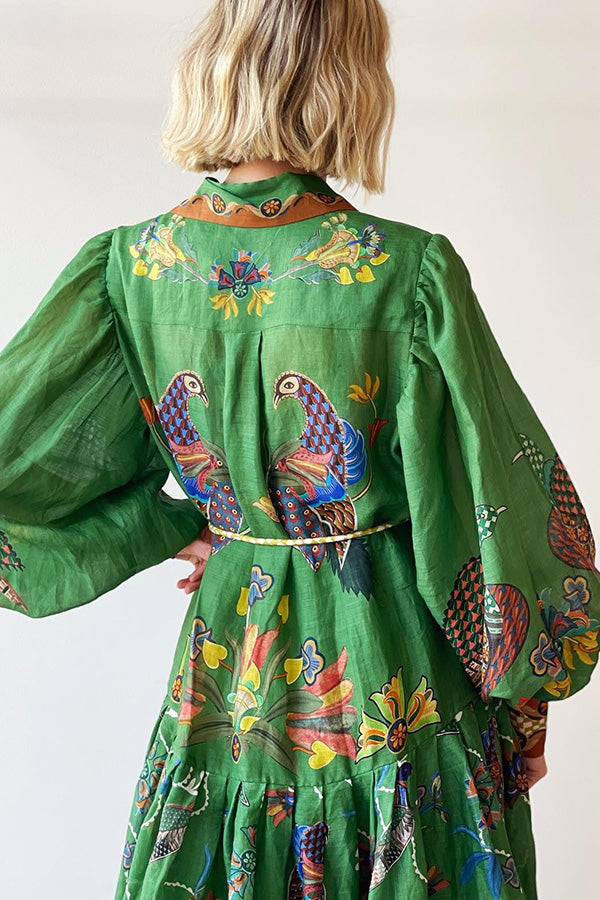 LB | Sukienka midi Majestic Garden