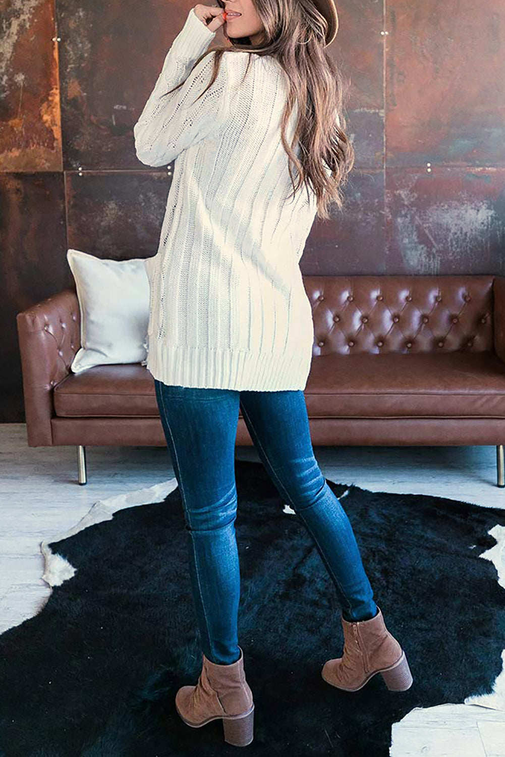 LB | Modny i elegancki kardigan zimowy