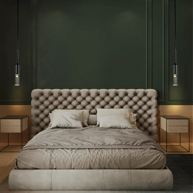 ScandiGlowLuxe | Lampa ścienna z kieliszkiem do wina dla palących