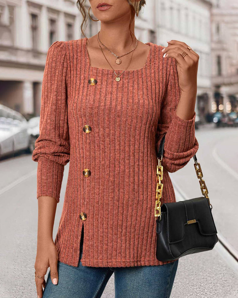 AS | Elegancki top z dzianiny