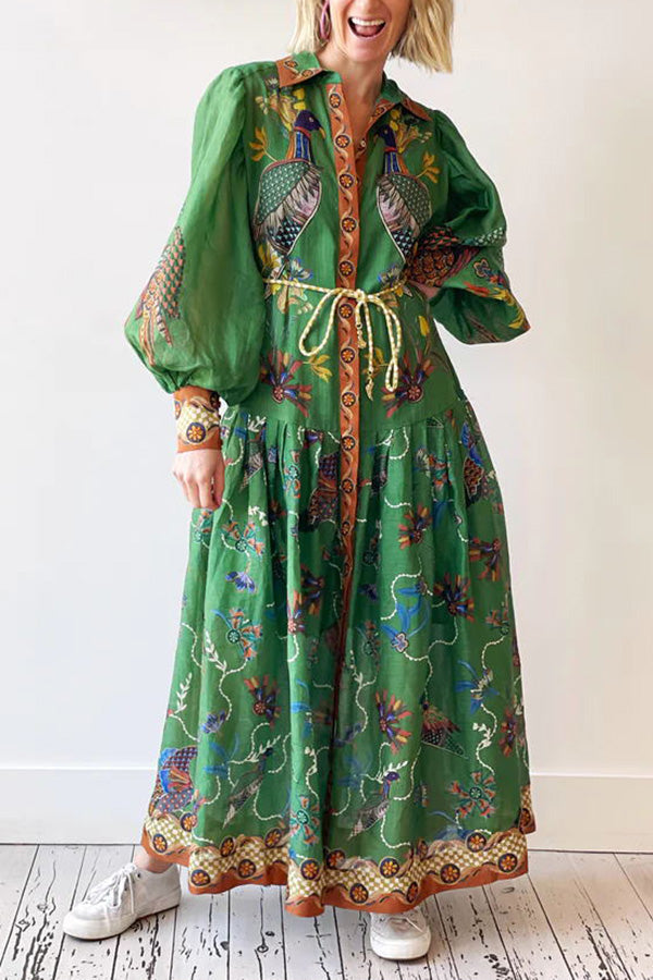 LB | Sukienka midi Majestic Garden