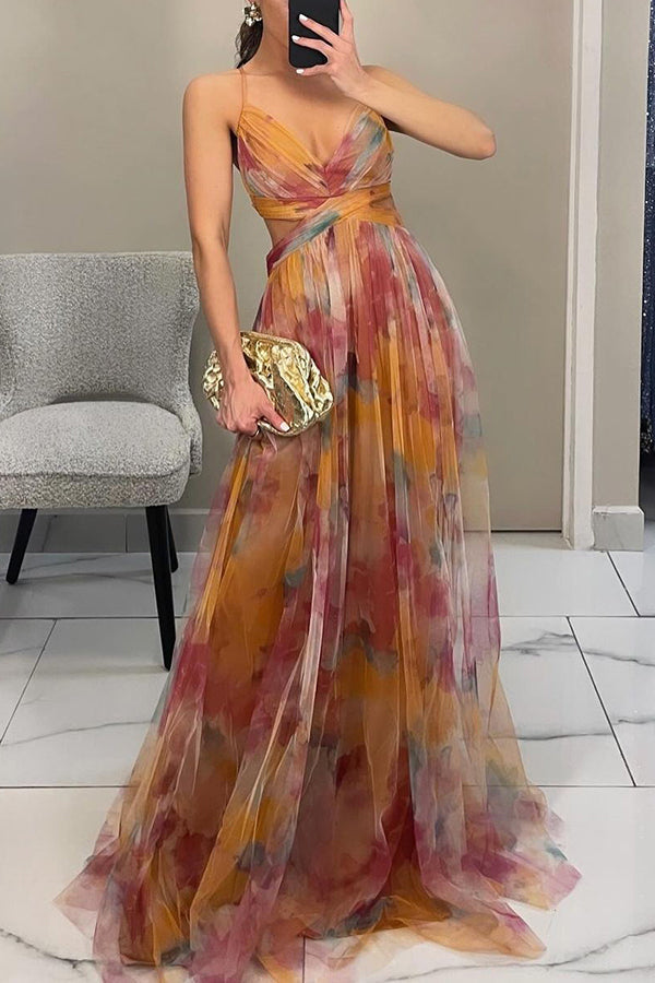 LB | Kwiatowa sukienka maxi dla niewymuszonej elegancji