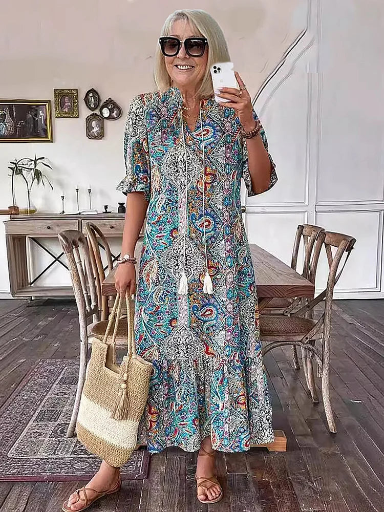LB | KAREN ���� BOHO DREAM MAXI DRESS