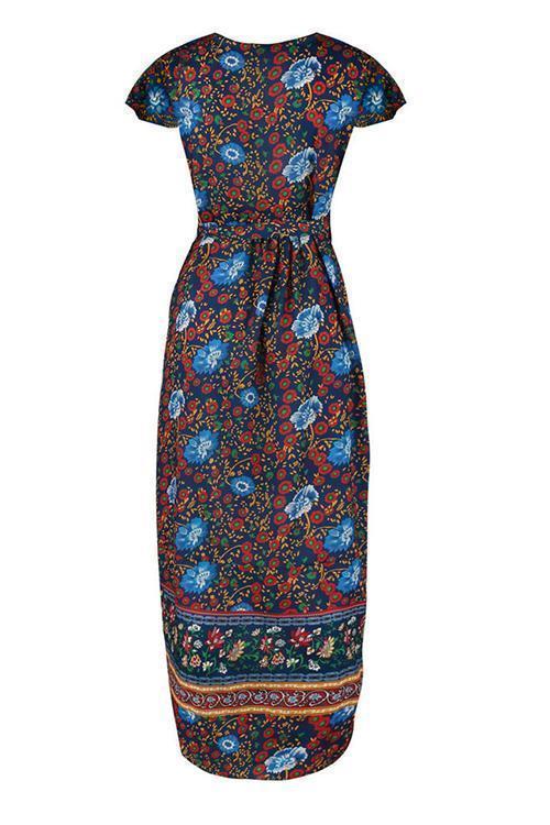 LB | Bohemian Floral Maxi Dress