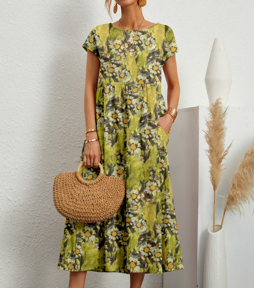 AS | Elegancka sukienka w kwiaty