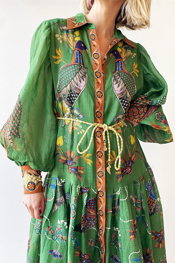 LB | Sukienka midi Majestic Garden