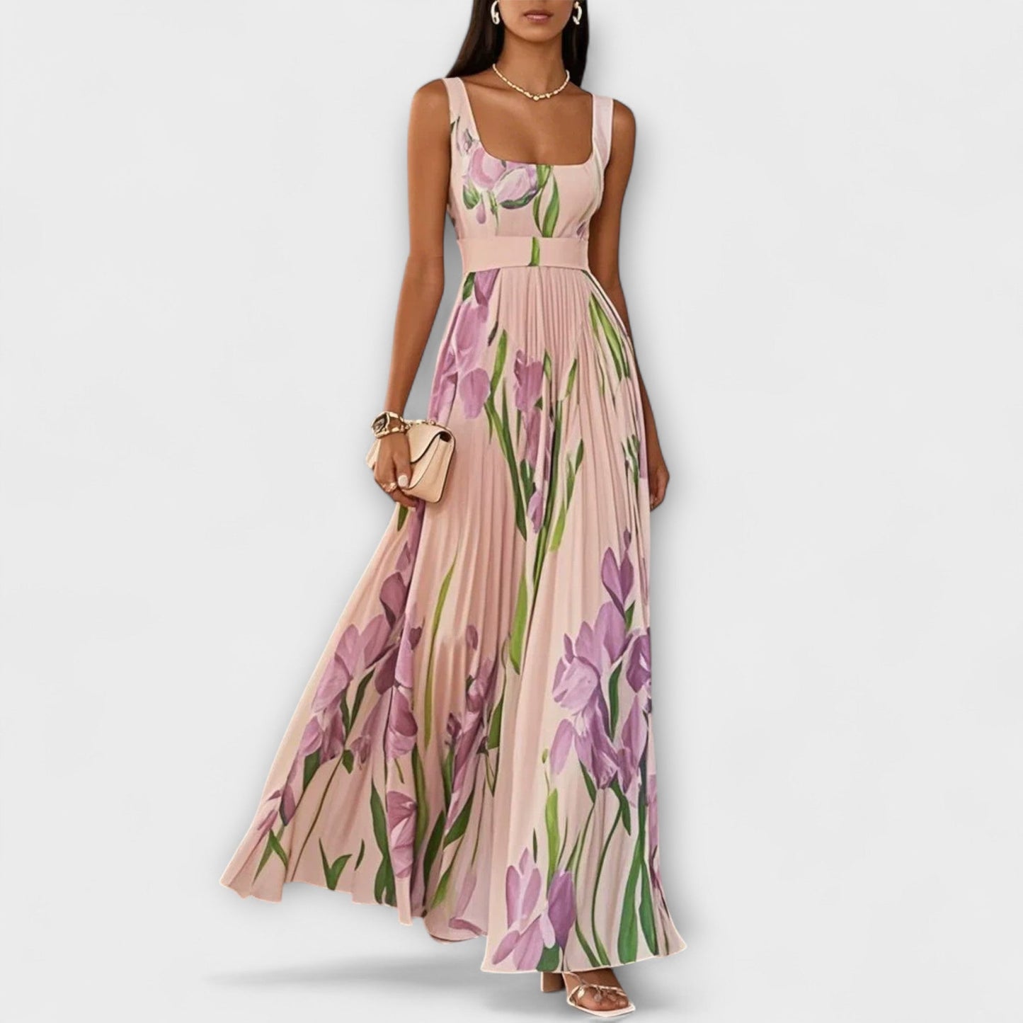 LB | Sukienka maxi Bloomed Grace