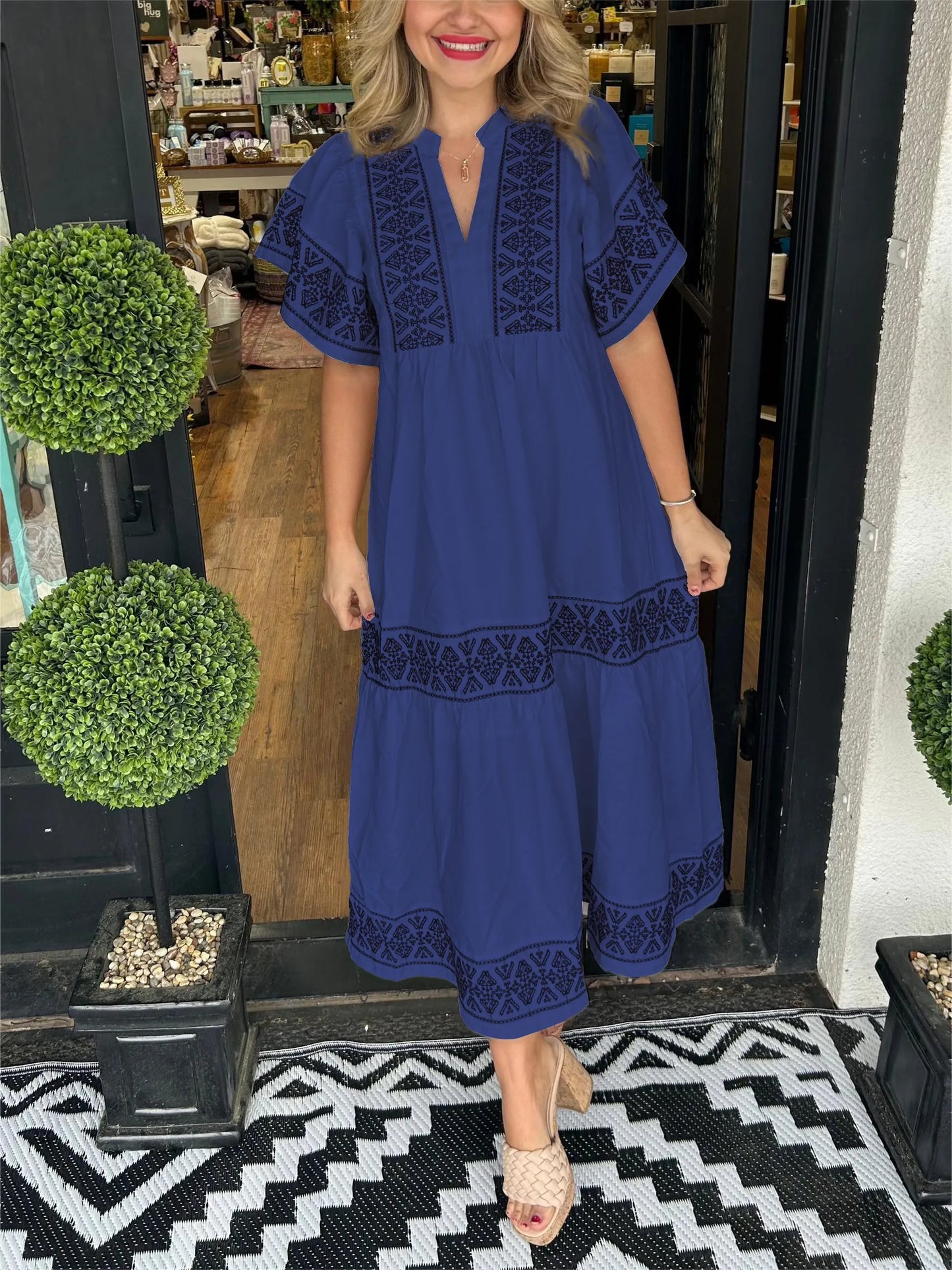 LB | Sukienka maxi boho