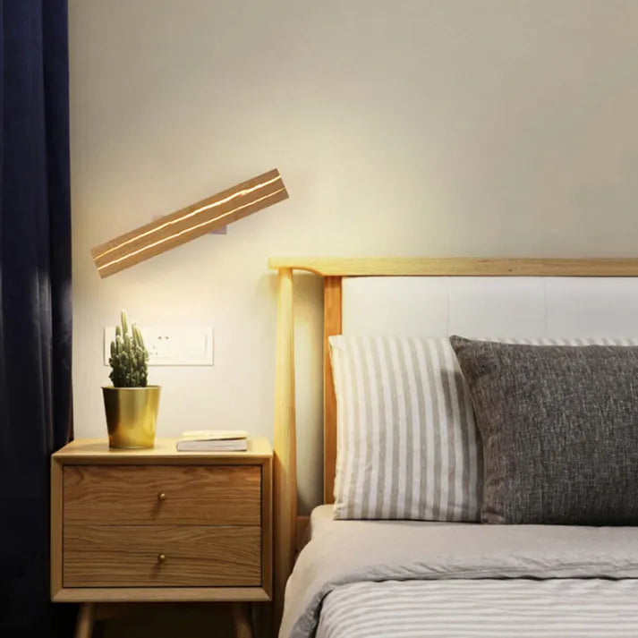 WoodCrack | Lampa ścienna zapewniająca naturalną elegancję