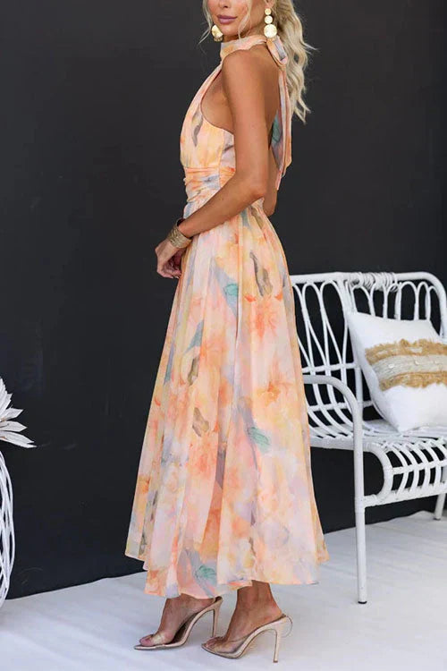 LB | Sukienka maxi Watercolor Dream