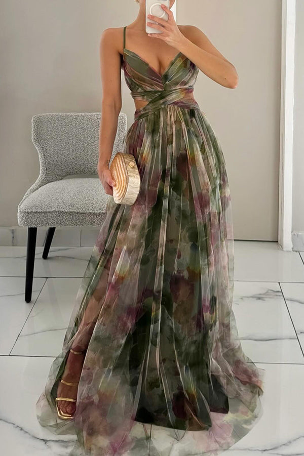 LB | Kwiatowa sukienka maxi dla niewymuszonej elegancji