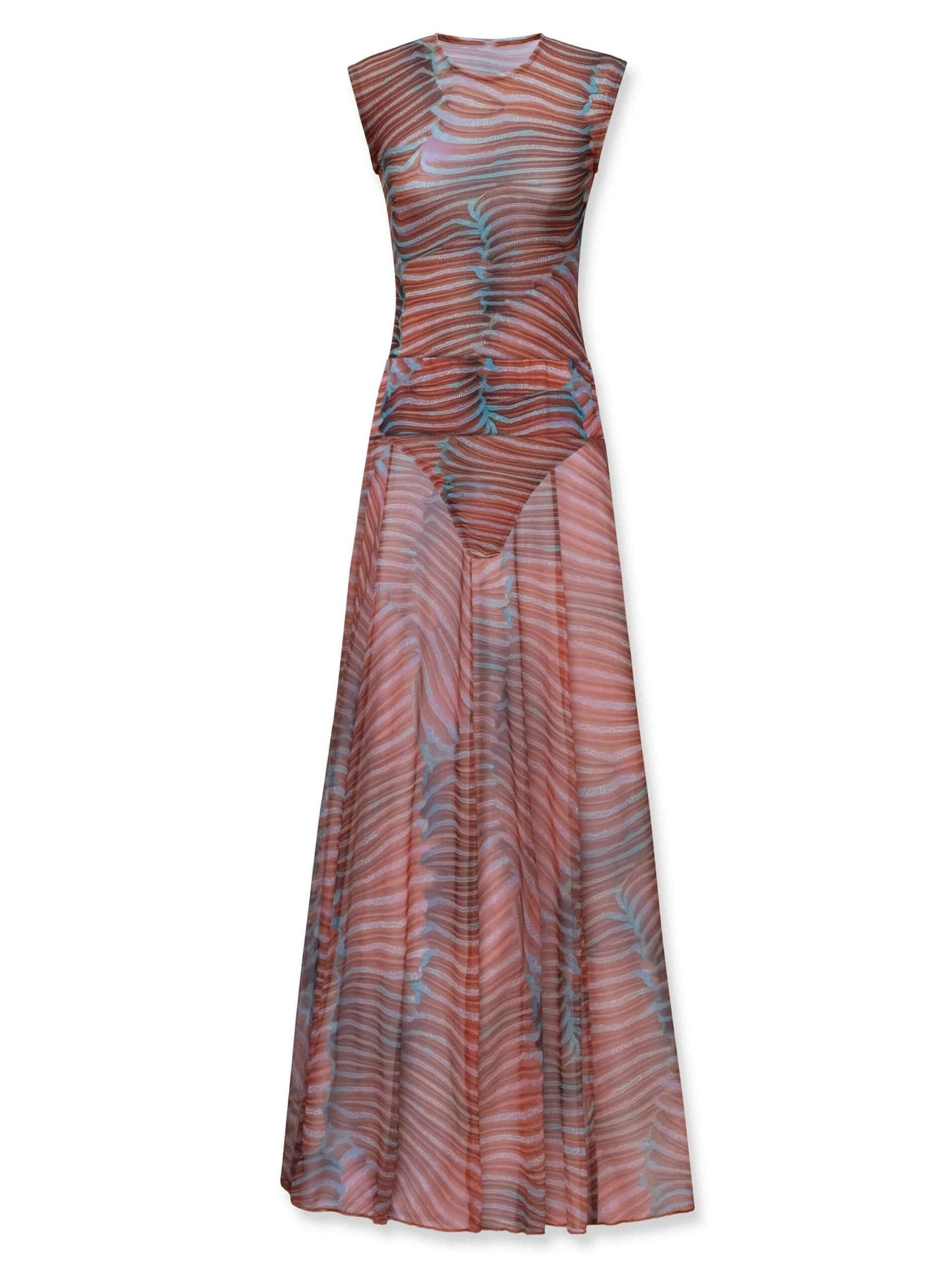 LB | Sukienka maxi Artistic Contour