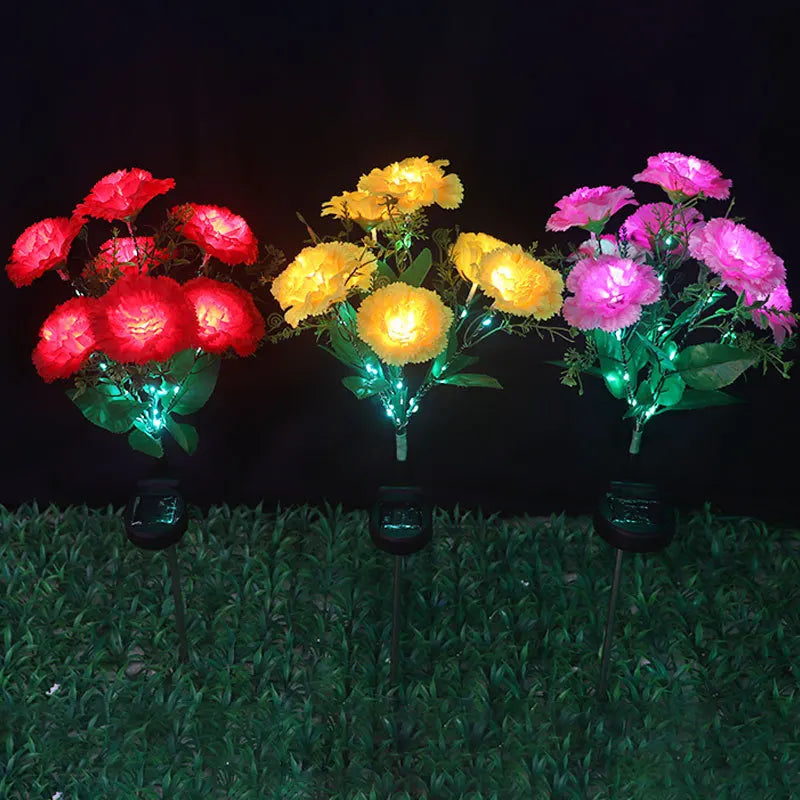 GlowBloom - Lampka goździkowa zasilana energią słoneczną
