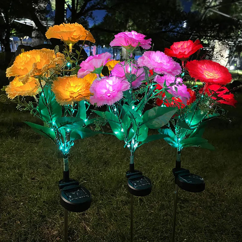 GlowBloom - Lampka goździkowa zasilana energią słoneczną