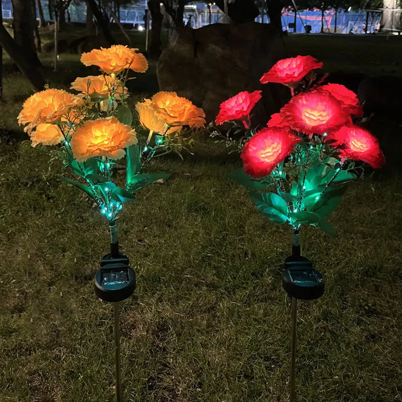GlowBloom - Lampka goździkowa zasilana energią słoneczną