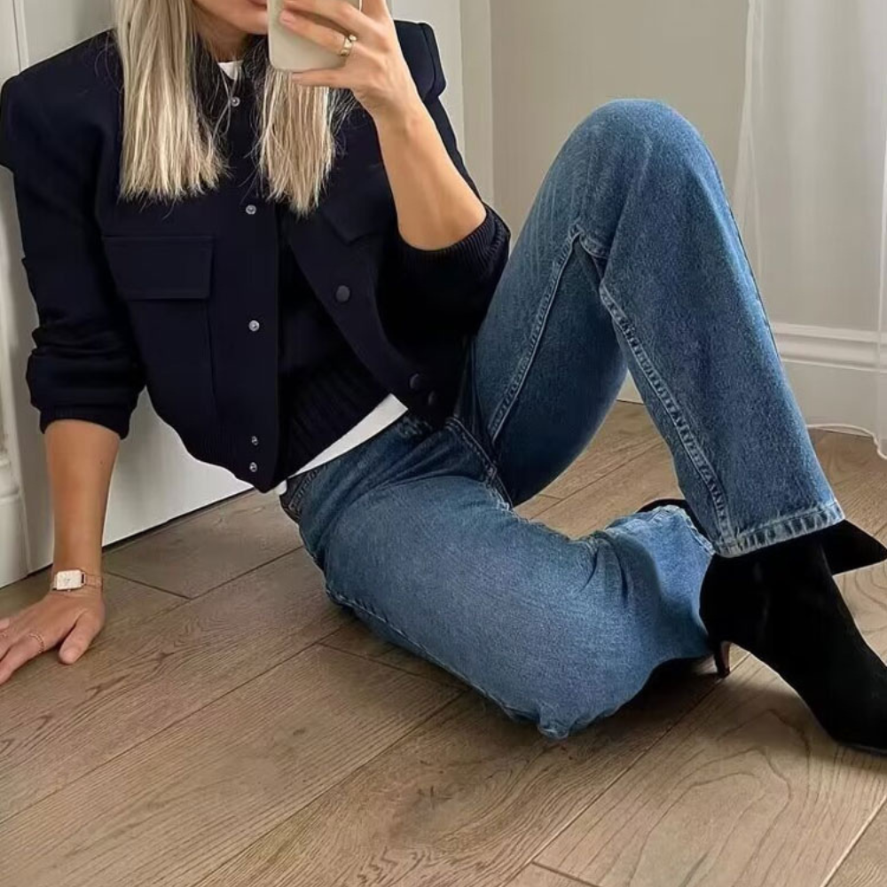 LB | Szyta na miarę i elegancka kurtka zimowa