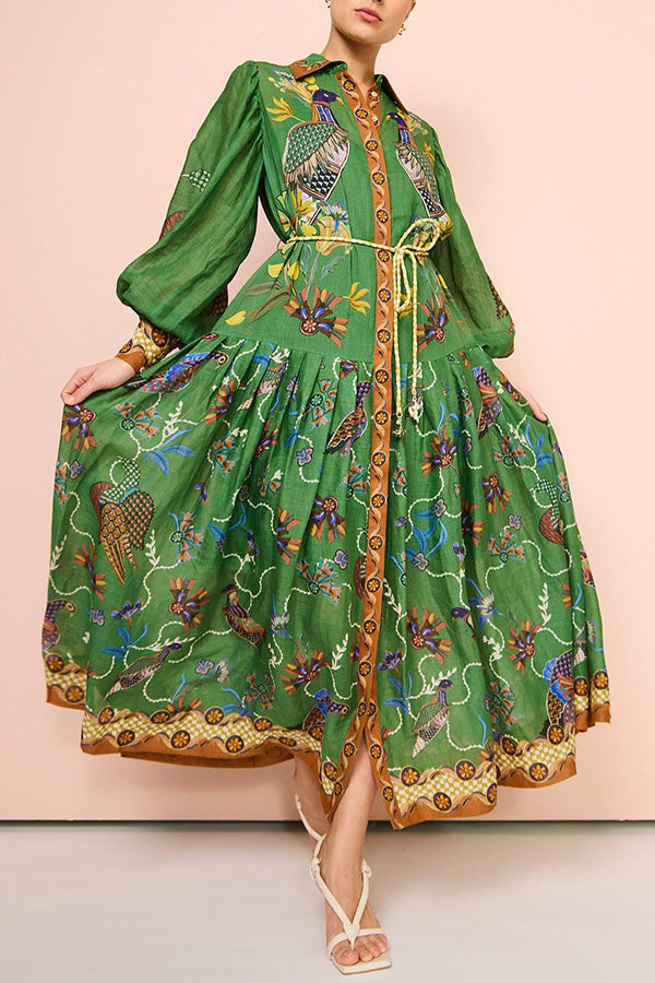 LB | Sukienka midi Majestic Garden
