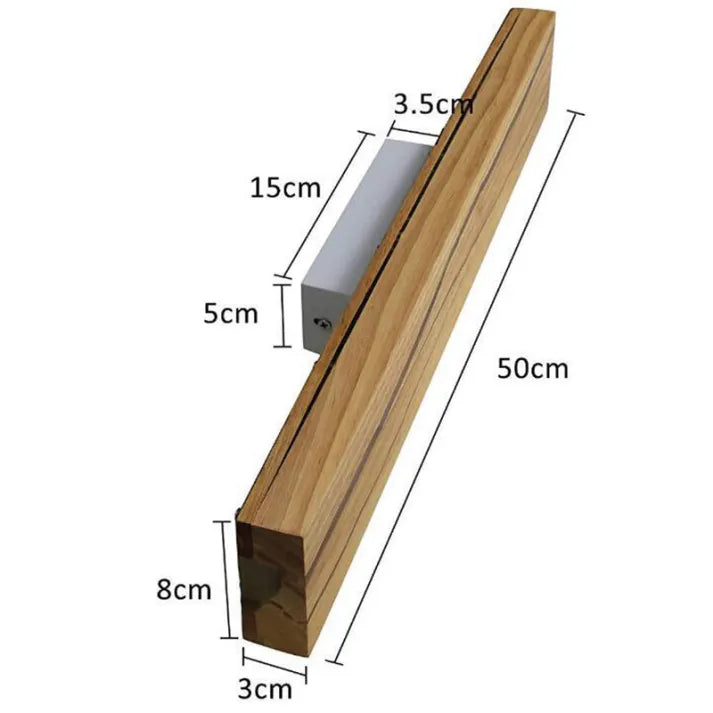 WoodCrack | Lampa ścienna zapewniająca naturalną elegancję