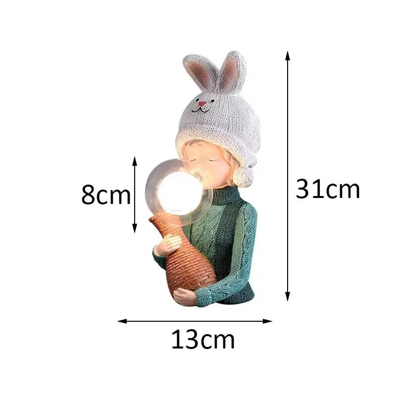 FunCraft - Kreatywna lampa stołowa z żywicy dla dzieci