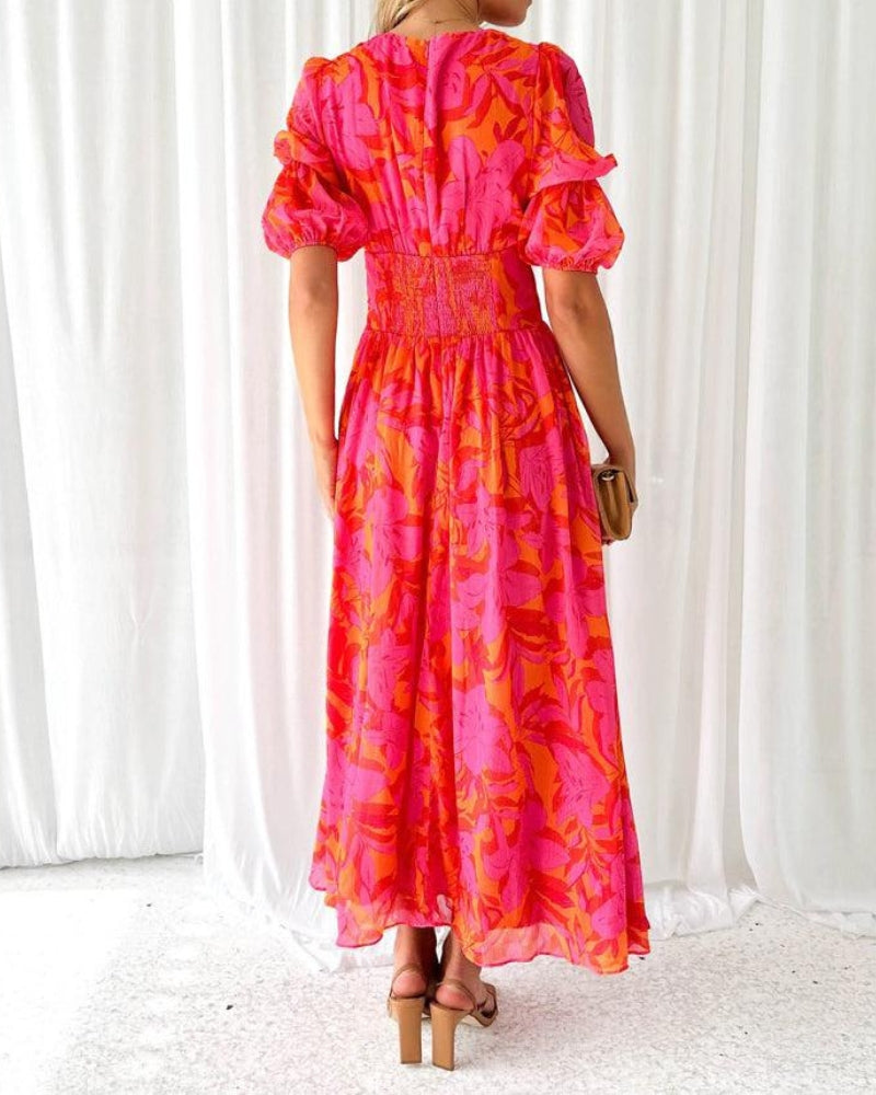 LB | Sukienka maxi Radiant Bloom