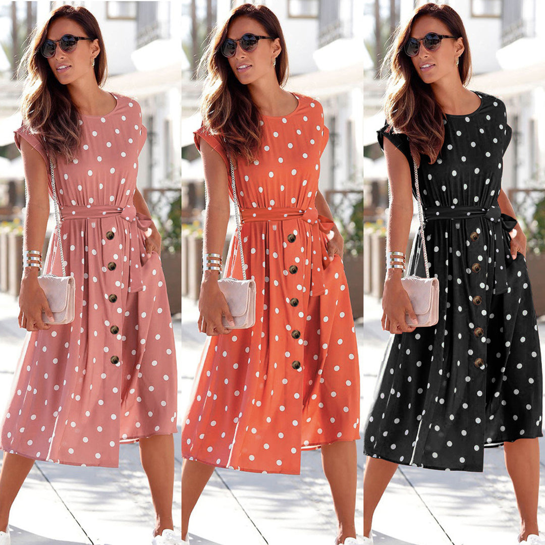LB | Casualowa letnia sukienka midi
