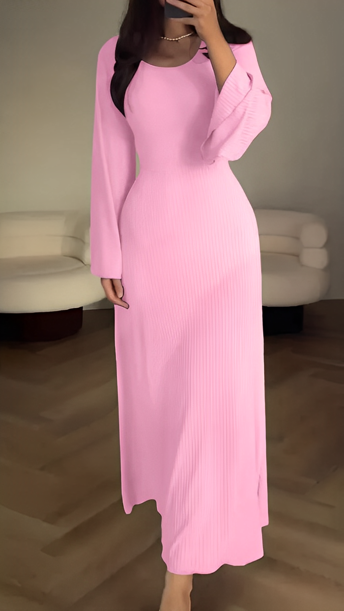 LB | Dopasowana sukienka maxi