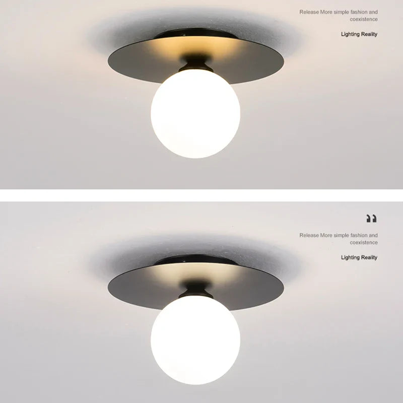 LuminousGlobe - Szklana lampa w kształcie kuli