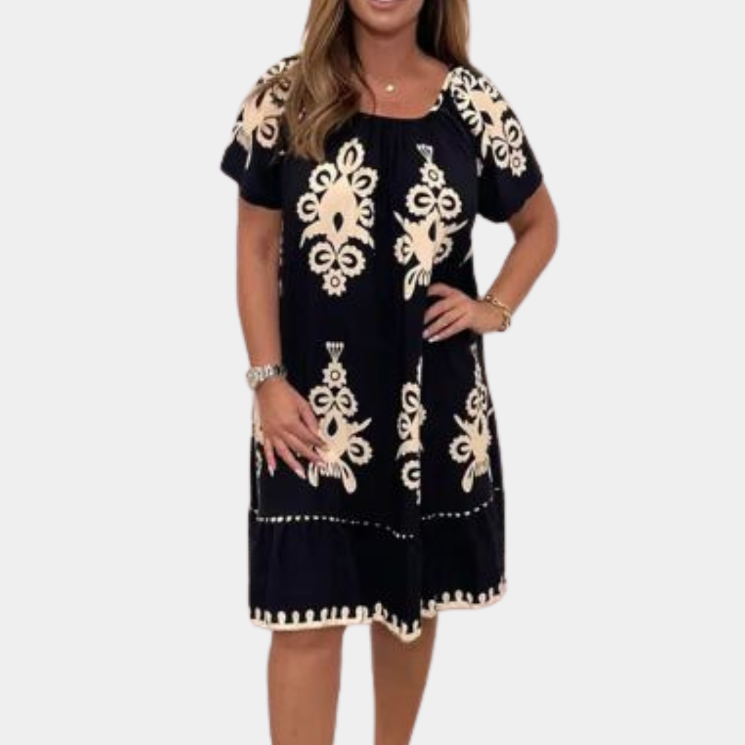 LB | Elegancka sukienka midi dla kobiet - Letni styl