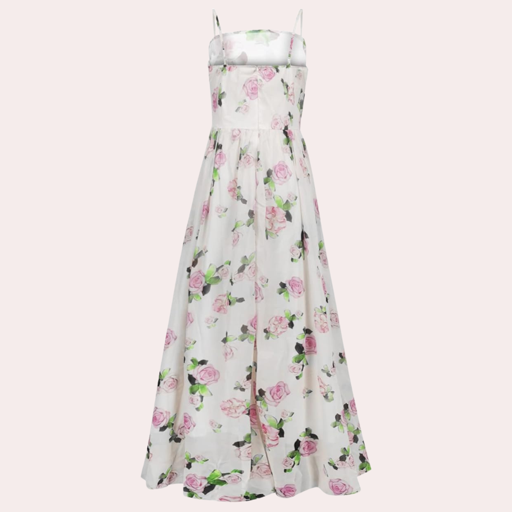 LB | Elegancka letnia sukienka midi dla kobiet