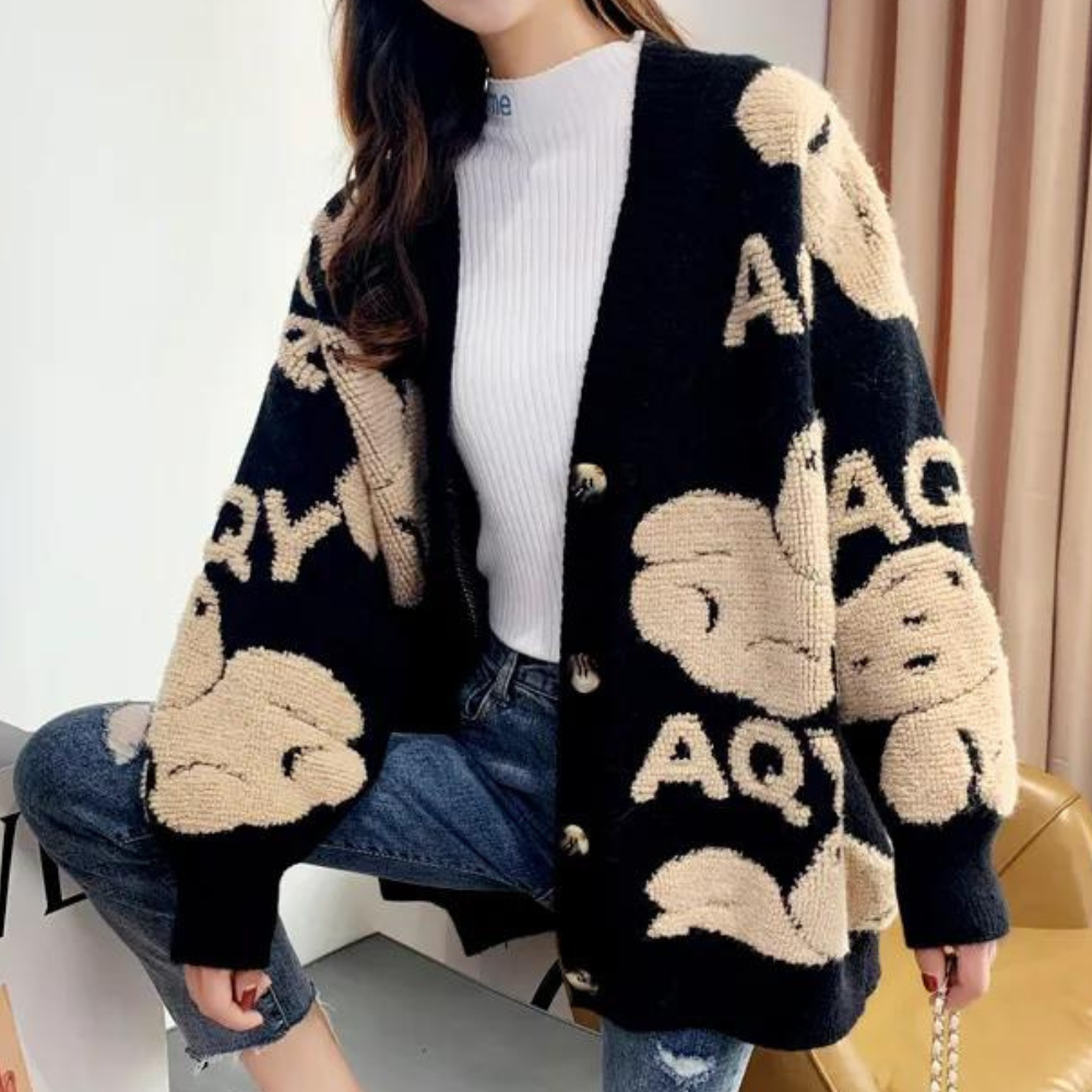 LB | Stylowy i elegancki kardigan zimowy