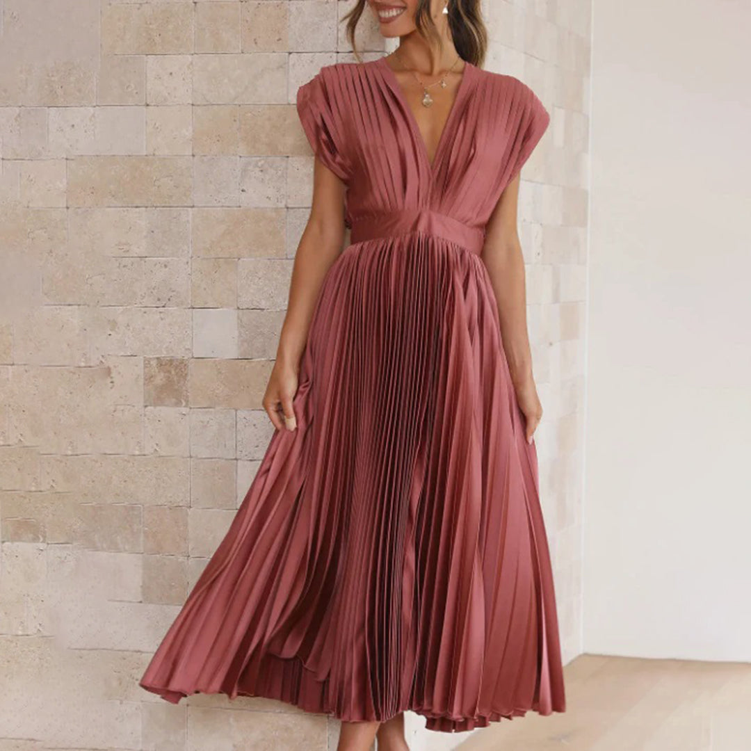LB | Elegancka letnia sukienka maxi