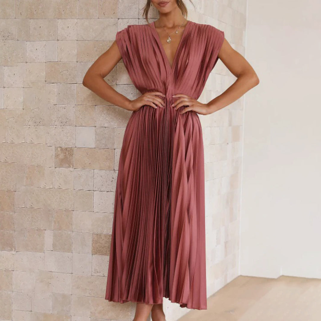 LB | Elegancka letnia sukienka maxi