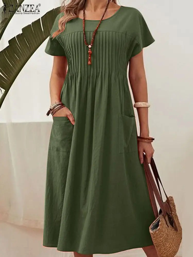 LB | Abigail sukienka midi w stylu vintage