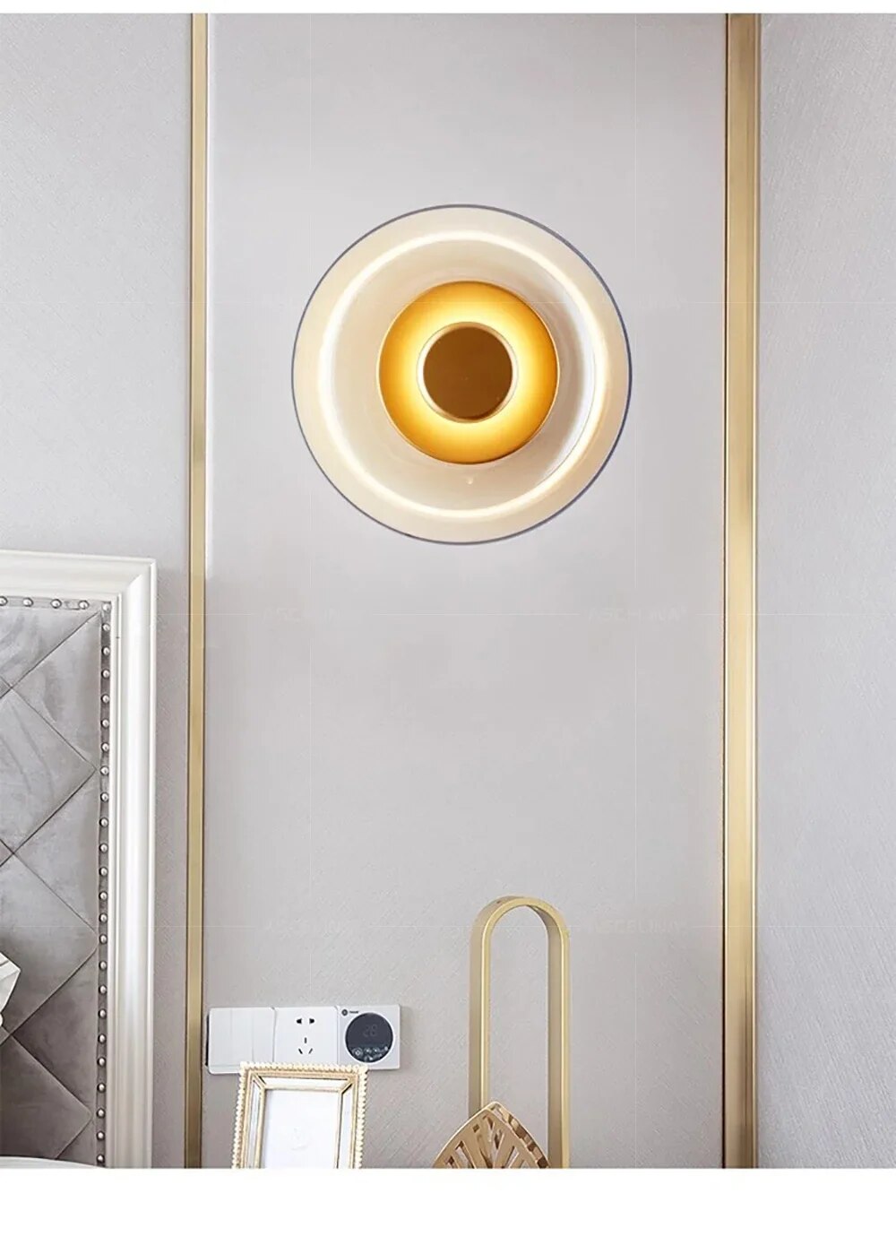 GlazenGlo - Nowoczesna lampa ścienna Led Glazen