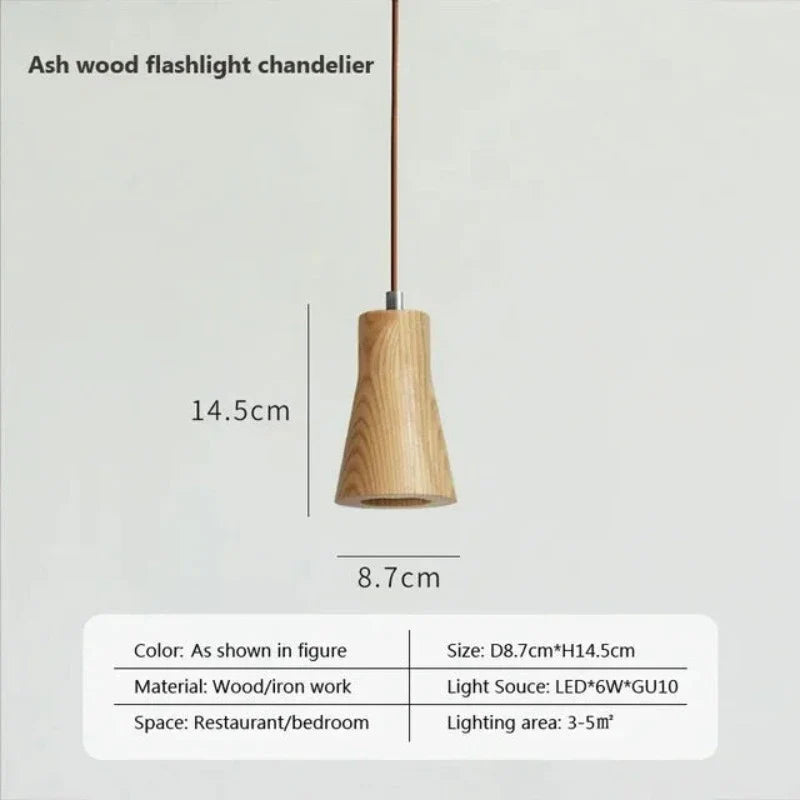 TimberEssence - lampa wisząca z drewna nordyckiego