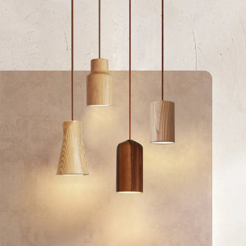TimberEssence - lampa wisząca z drewna nordyckiego