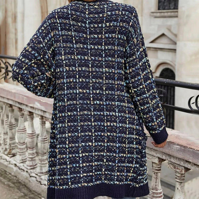 LB | Dopasowany i elegancki kardigan zimowy