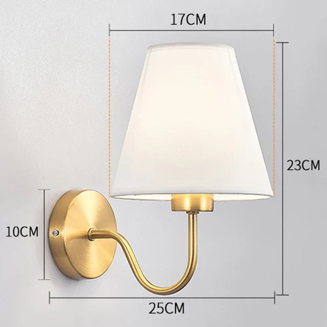 SoftGlow - lampa ścienna Retro Luxe