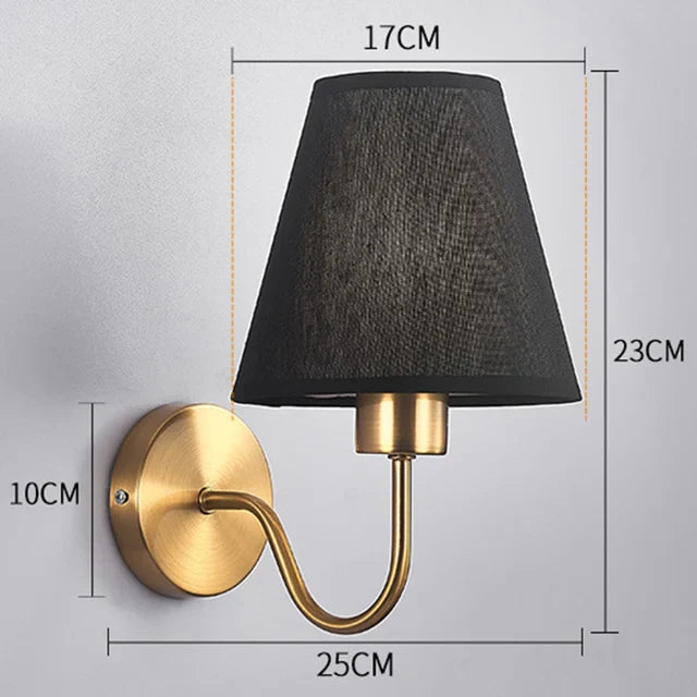 SoftGlow - lampa ścienna Retro Luxe