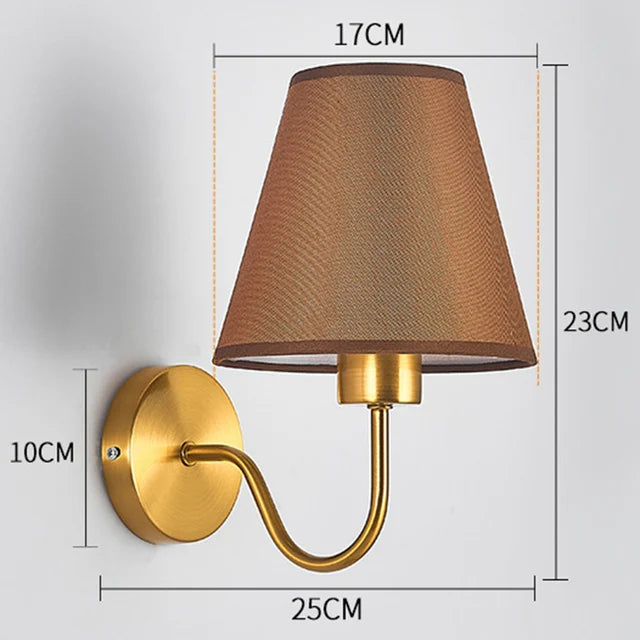 SoftGlow - lampa ścienna Retro Luxe